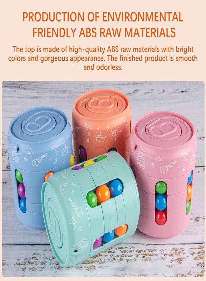 Dwariyan Sparkan Magic Rainbow Puzzle Ball - Multicolor Decompression Rotating Beads Fidget Cube Toy For Kids & Adults - Portable Stress Relief & Focus Toy |Unisex - Image 3
